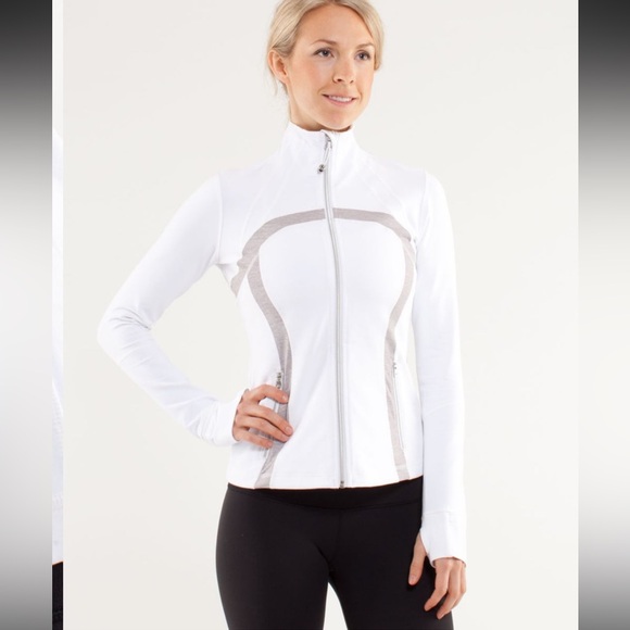 Athletic Jacket By Lululemon In Grey, Size:S main image 1